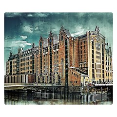 Architecture City Building Travel Double Sided Flano Blanket (small)  by Pakrebo