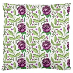 Default Texture Background Floral Large Flano Cushion Case (two Sides) by Pakrebo