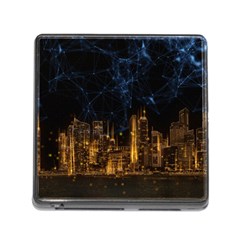 Architecture Buildings City Memory Card Reader (square 5 Slot) by Pakrebo