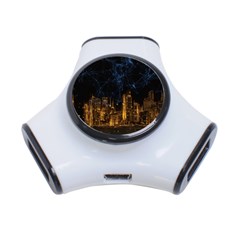 Architecture Buildings City 3-port Usb Hub by Pakrebo