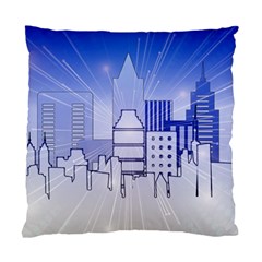 City Architecture Building Skyline Standard Cushion Case (one Side) by Pakrebo