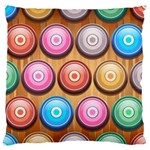 Background Colorful Abstract Brown Standard Flano Cushion Case (One Side) Front