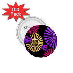 Seamless Halloween Day Dead 1 75  Buttons (100 Pack)  by HermanTelo