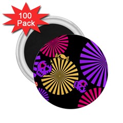Seamless Halloween Day Dead 2 25  Magnets (100 Pack)  by HermanTelo
