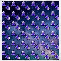 Kawaii Space Rocket Pattern Canvas 12  X 12  by snowwhitegirl