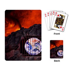 Earth Day Playing Cards Single Design by HermanTelo