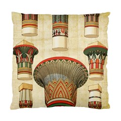 Egyptian Architecture Column Standard Cushion Case (two Sides) by Sapixe