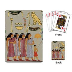 Egyptian Paper Women Child Owl Playing Cards Single Design by Sapixe