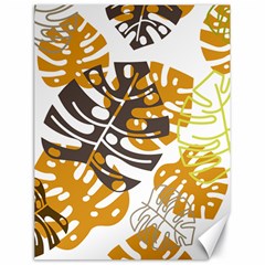 Pattern Leaves Canvas 18  X 24  by HermanTelo