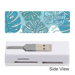 Pattern Leaves Banana Memory Card Reader (stick) by HermanTelo
