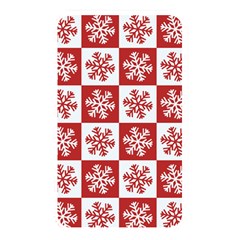 Snowflake Red White Memory Card Reader (rectangular) by HermanTelo