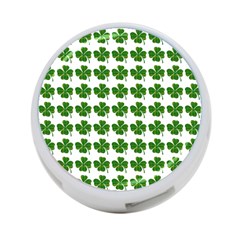 Shamrocks Clover Green Leaf 4-port Usb Hub (one Side) by HermanTelo