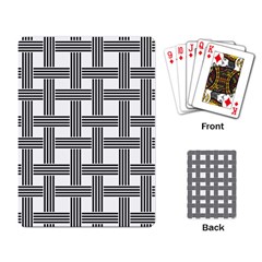 Seamless Stripe Pattern Lines Playing Cards Single Design by Sapixe