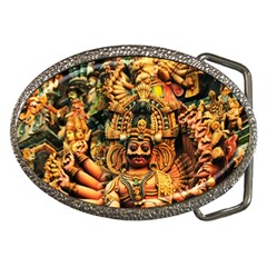 Sculpture Art Temple Tower Belt Buckles by Pakrebo
