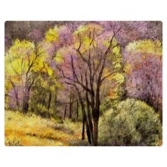 Outdoor Nature Natural Woods Double Sided Flano Blanket (medium)  by Pakrebo