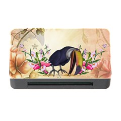 Funny Coutan With Flowers Memory Card Reader With Cf by FantasyWorld7