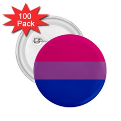 Bisexual Pride Flag Bi Lgbtq Flag 2 25  Buttons (100 Pack)  by lgbtnation