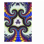 Abstract Texture Fractal Figure Small Garden Flag (Two Sides) Back