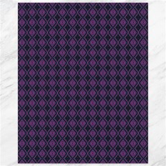 Argyle Dark Pink Black Pattern Canvas 16  X 20  by BrightVibesDesign