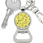 Tea Seamless Pattern Teatime Bottle Opener Key Chain Front