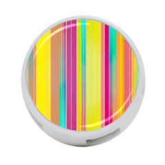Background Colorful Abstract 4-port Usb Hub (one Side) by Pakrebo