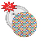 Seamless Pattern Background Abstract 2.25  Buttons (100 pack)  Front