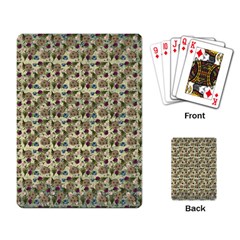 Distressed Cracked Doll Head Pattern Playing Cards Single Design (rectangle) by snowwhitegirl