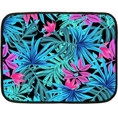 Leaves  Fleece Blanket (mini) by Sobalvarro