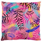 Leaves Large Flano Cushion Case (One Side) Front