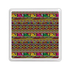 Traditional Africa Border Wallpaper Pattern Colored Memory Card Reader (square) by EDDArt