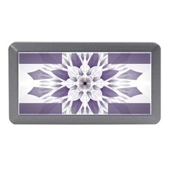 Fractal Floral Pattern Decorative Memory Card Reader (mini) by Pakrebo
