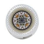 Medallion Fractal Digital Art 4-Port USB Hub (One Side) Front