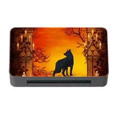 Wonderful Wolf In The Night Memory Card Reader With Cf by FantasyWorld7