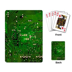 Background Green Board Business Playing Cards Single Design (rectangle) by Pakrebo