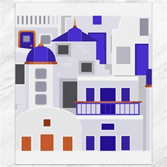 Background Santorini Greece Canvas 20  X 24  by Pakrebo