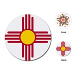 New Mexico Flag Playing Cards Single Design (Round) Front