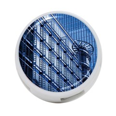 Abstract Architecture Azure 4-port Usb Hub (one Side) by Pakrebo