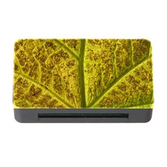 Leaf Structure Texture Background Memory Card Reader With Cf by Pakrebo