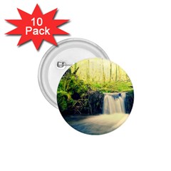 Waterfall River Nature Forest 1 75  Buttons (10 Pack) by Pakrebo