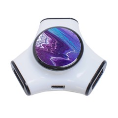 Color Acrylic Paint Art Painting Art 3-port Usb Hub by Pakrebo