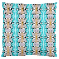 Seamless Wallpaper Pattern Ornament Large Flano Cushion Case (two Sides) by Pakrebo