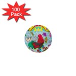 Supersonic Key West Gypsy Blast 1  Mini Buttons (100 pack)  Front