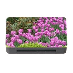 Late April Purple Tulip Memory Card Reader With Cf by Riverwoman