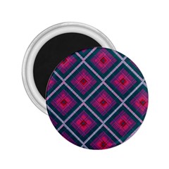 Purple Textile And Fabric Pattern 2 25  Magnets by Pakrebo