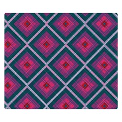 Purple Textile And Fabric Pattern Double Sided Flano Blanket (small)  by Pakrebo