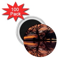 Aurora Sunset Sun Landscape 1 75  Magnets (100 Pack)  by Pakrebo