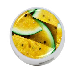 Sliced Watermelon Lot 4-port Usb Hub (one Side) by Pakrebo