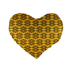 Ml-c5-4 Standard 16  Premium Heart Shape Cushions by ArtworkByPatrick