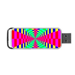 Maze Rainbow Vortex Portable Usb Flash (one Side) by HermanTelo
