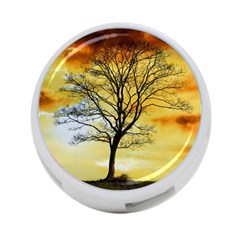 Branches Dawn Dusk Fall 4-port Usb Hub (one Side) by Pakrebo